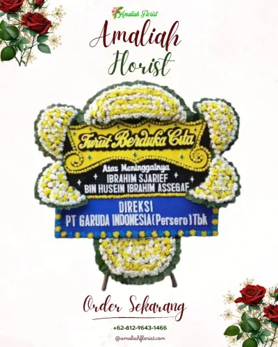 Papan Bunga Duka di Permanu