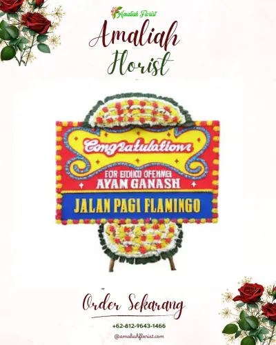 Bunga Papan Congratulation di Permanu
